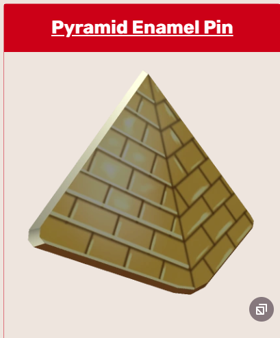 Pyramid Enamel Pin
